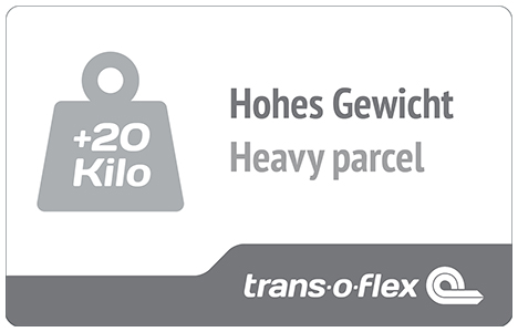 Label - Heavy Parcel +20 kg - trans-o-flex