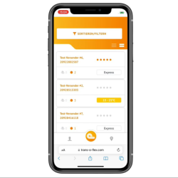 Insight App Mobile Webseite trans-o-flex