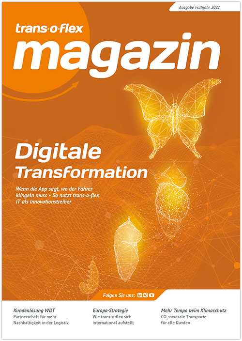 trans-o-flex Magazin Ausgabe Frühjahr 2022