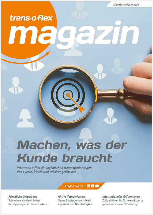 trans-o-flex Magazin Ausgabe Frühjahr 2024