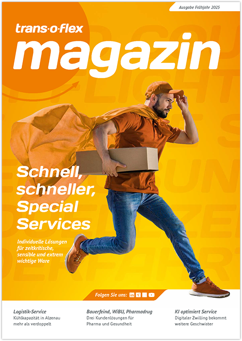 trans-o-flex Magazin Ausgabe Frühjahr 2025