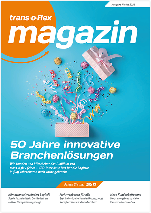 trans-o-flex Magazin Ausgabe Herbst 2021