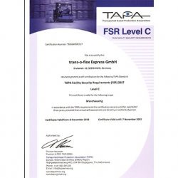trans-o-flex tapa-zertifizierungen trans-o-flex tapa-zertifizierungen